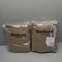 Bedsure Queen Comforter Set - 7 Pieces Reversible Brown Bedding, Queen Size Bed Set for All Seasons, Bed in a Bag with Down Alternative Comforter, Sheets, Pillowcases & Shams