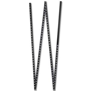 Oil Tank Measuring Stick, 4 Fold to 126" Fuel Tank Measuring Stick, Wood Folding Oil Tank Gauge Measuring Stick Ruler for Deep Tank