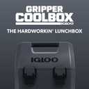 Igloo Gripper CoolBox 10 Qt Cooler, Tactical Gray, 10 quarts