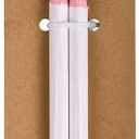 Esschert Design GT134 Paper Wrapped Permanent Wax Pencils, 2-Pack, White