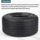 GICOOL 13x6.50-6 Tubeless Lawn Mower Tire, Riding Lawnmower Straight Rib Tread, 4 Ply