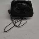 ILive Box Fan, 10 inch Portable Desk fan, Quiet 4 Speed Mini Fan for Bedroom