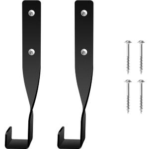 2 x 2PCS Chainsaw Wall Mount Holder Backpack Blower Rack Accessories and Tools for Garage WallWeed Eater String Trimmer Hanger Buddy Chain Saw Storage Rack Hook (2 Pcs)