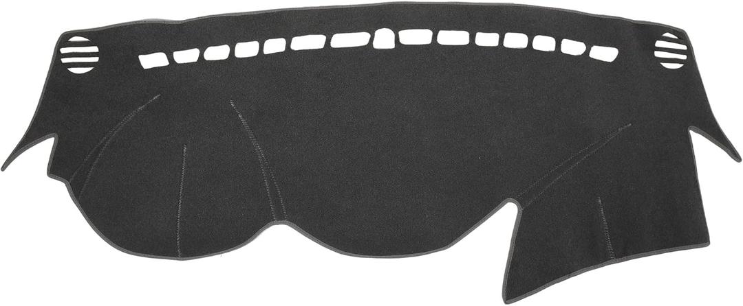 X AUTOHAUX Car Dashboard Cover Polyester Non-Slip Mat Protector Carpet Sun Proof for Hyundai Sonata 2011 2012 2013 2014 (Gray)