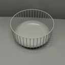 Wire Fruit Bowls-Stylish Metal Wire Fruit Basket for Kitchens-Decorative Fruit and Veg Storage Holder-Ideal Kitchen Accessories for Modern Decor-Light Green, 1 Unit, H4xL11xW11in - Heavy weight