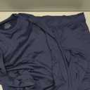 Cuddl Duds Womens Heavyweight Fleece 2 Piece Long Sleeve Thermal Underwear Set – Shirt & Leggings Base Layer for Cold Weather – Winter Clothing Long Johns Lounge Sets for Women, Navy Blue, S