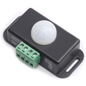 DEVMO Automatic DC 12V-24V 8A Infrared PIR Motion Sensor Switch for LED Light Stylish