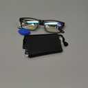 IBOANN Reading Glasses for Men Readers Mens Stylish Blue Light Blocking Computer Eyeglasses (Black)