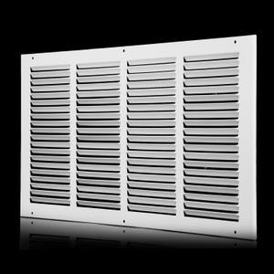 Return Vent Cover 24x18(Duct Opening Size),Air Return Vent Cover,Flat Vent Cover,Rejillas De Aire Acondicionado Para Casa,Return Air Grilles,Outer Dimensions:25.75"Wx19.75"H(24"W x 18"H, Duct Opening)