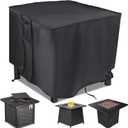 Saking Fire Pit Cover, 28 inch Firepit Covers Square Gas Fireplace Fire Pit Table Cover for Propane Fire Pit- 28 X 28 inch