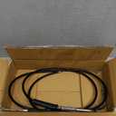 35.4" 39" 43" 47" 51" 55" 59" Stainless Steel Throttle Cable Wire Kit Idle Cable Compatible with Harley Dyna Softail XL 883 1200 Fat Boy Heritage Road King Throttle Clutch Cable Wire(35.4")