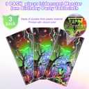 3 Pcs Monster Truck Iridescence Party Tablecloth Decorations,54 x 108 Inch Plastic Happy Birthday Truck Table Cloth Disposable Purple Green Laser Table Cover for Birthday Racing Themed Party Supplies