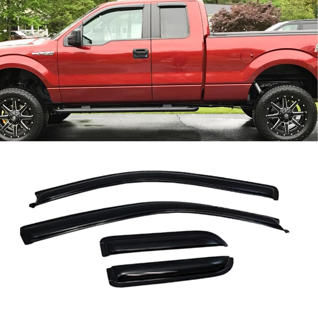 Window Visors for Ford F-150 2004-2014 Super/Extended Cab Only (Not 94738