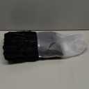 JOJUSIS Pack of 2 Faux Fur Plush Decorative Throw Pillow Covers Couch Cushion Case Soft Pillowcases (Black, 22 x 22-Inch)