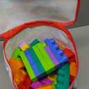 Mega Bloks First Builders Toddler Blocks Toys Set, Big Building Bag with 80 Pieces and Storage, Ages 1+ Years