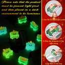 CroBlissful 60 Set Employee Appreciation Gifts Funny Dumpster Desk Accessories Response Team Glow Mini Resin Dumpster Ornament for Office Staff Coworkers Volunteer Teacher Nurse Graduation (Colorful)