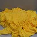 DeZerlor 50 Pack Lemon Yellow Cheesecloth Napkins Spring Cloth Napkins Set of 50 Yellow Dinner Napkins Bulk 21x21 Inches for Wedding Bridal Shower Baby Shower Parties