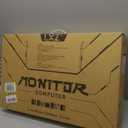 LXZ Curved Gaming Monitor 27 Inch PC Monitor 180hz, Full HD 1080P Frameless 1800R Gaming Display with FreeSync & Eye-Care Technology, DP, HDMI Port - Black