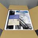 DLLT Modern Floor Lamp for Room: 3-Light Black Tree Dimmable Floor Lamps with White Shades for Living Room - Arc Standing Lamp for Bedroom - Tall Floor Lamp for Office Corner 3 LED Bulbs Included