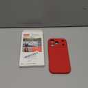 Vooii Magnetic for iPhone 17 Pro Case, Compatible with Magsafe (Premium Liquid Silicone) (Integrated Camera Control Button) Full Body Protective Anti-Scratch Microfiber Lining 6.3", Red