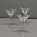 Baclife Handblown Crystal Martini Glasses Set of 3-9.5 oz Coupe Glass Set with Stem - Elegant Cocktail Glasses for Bar, Margarita, Cosmopolitan, Manhattan, Gimlet - Unique Gift for Mother’s Day