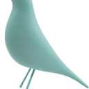 Mid Century Modern Bird Figurines - Decorative Sculptures for Living Room, Shelf, Mantle, TV Stand, Tabletop, Nightstand, Office, Kitchen - Unique Home Decor & Gifts for Bird Lovers (Blue)