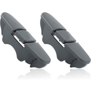W10508950 Dishwasher Upper Dishrack Slide Rail Stop Clip by AMI PARTS, Fit for Whirl-pool Ken-more Dishwasher, Replace AP6022472 8562015 W10508950 2684662 PS11755805 WPW10508950VP（2 pcs）