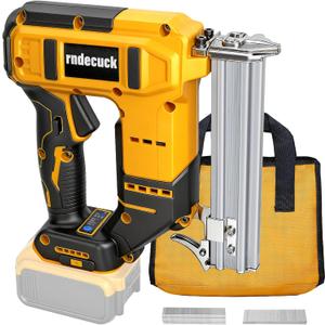 Brushless Nail Gun Compatible with Dewalt 20V Max Battery (No Battery), 18 Gauge 2in1 Cordless Brad Nailer with 1000 Nails and 1000 Staples, Electric Staple Gun for Home, DIY, Woodworking
