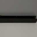 Heneymo Aluminum Door Draft Stopper, 1-3/4 x 36 Weather Stripping Seal with Kick Plate, Under Door Gap Filler, U-Shape Door Sweep for Bottom of Doors Exterior/Interior (Black, 1 Pack)