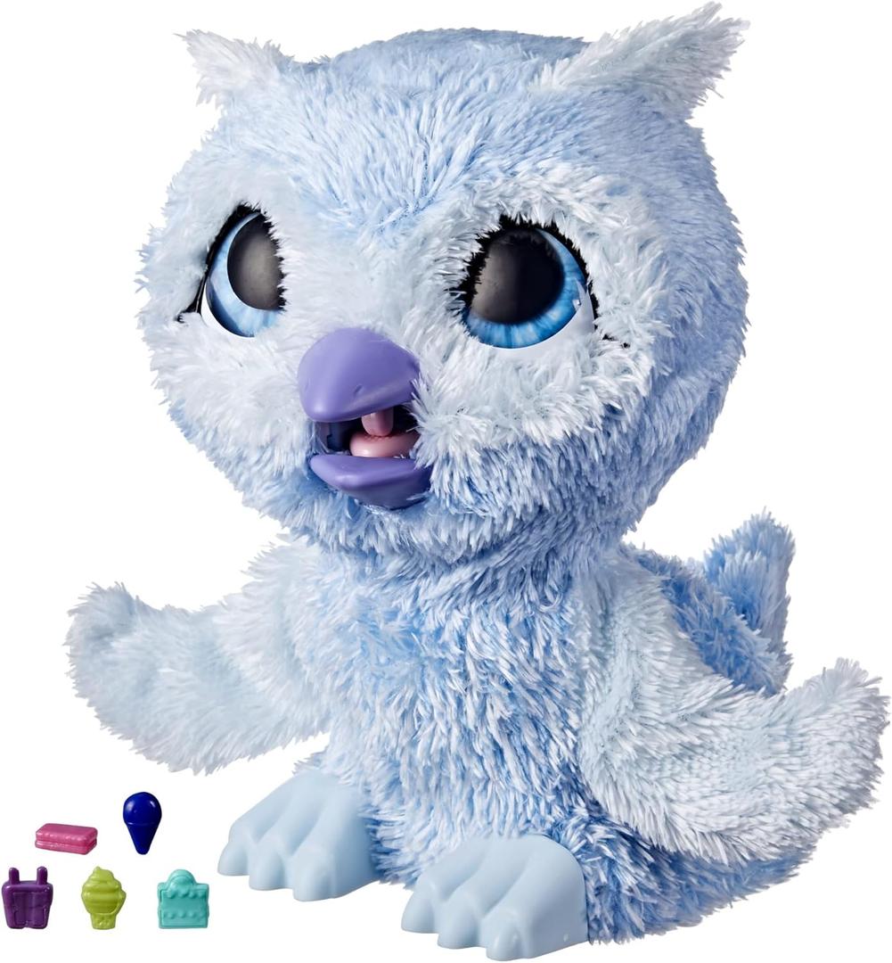 FurReal Lil Wilds Owlen The Owl Toy, Electronic Pets, with 35+ Sounds and Reactions, Interactive Toys for 4 Year Old Girls and Boys and Up
