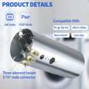 Dryer Heating Element Kit Compatible With frigi-da-ire EIMED60LT3 EIMED60LSS2 FASE7073LW0 FASE7073NW2 FASE7021NW0 EIMED55IIW1 EIMED55IIW0 EIMED60JIW0 EIED55HIW0 EIMED55IMB3 FASE7073NW0 FASE7073LN0