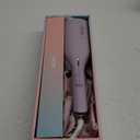 NOVUS Curling Iron Hair Crimper Waver - 1.4 Inch Anti-Scald Rovy Waves Curling Wand, Ionic Deep Waver Hair Curler Tool with Ceramic 2 Barrel for All Hair Types, Auto Shutdown Protection