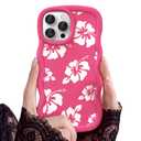 CASBST for iPhone 13 Pro Max Phone Case, Curly Wavy Frame with Cute Pattern