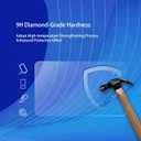 XXCIWP 2Pack 2025 Cybertruck Screen Protector Matte for Tesla Cybertruck Accessories Screen Protector Front & Rear 2024 2025 Tempered Glass Anti Glare