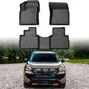 Mixsuper Floor Mats for Nissan Rogue 2021-2026, All Weather Floor Liners for Rogue Accessories Durable Odorless 1st & 2nd Row Set Black (Not for Nissan Rogue Sport)