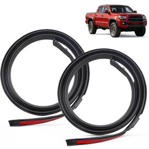 2Pcs Left and Right Side Roof Molding Drip Weatherstrips Fit for Toyota Tacoma Double CAB 2005-2015, Roof Moulding Trim Seal Kit Replace 75551-04062, 75551-04061, 75551-04060, 75552-04062