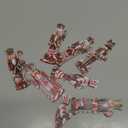 Barydat 36 Pcs Christmas Candy Nutcracke Ornaments for Tree Wooden Nutcracker Christmas Tree Hanging Decoration Set for Xmas Crafts Holiday Decor Xmas Party Supplies