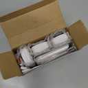 Indoor Outdoor Thermometer Wireless, 4.5 Inch Display Digital Hygrometer Thermometer Temperature Humidity Monitor with 330ft Range Sensor and Adjustable Backlight (White)