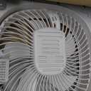 shinic 3-Speeds Window Fan with 180+90 Rotatable Fans, Manual Reversible, Vertical Window Fan with Rigid & Accordion Expanders, Width Adjustable (21.65" to 33.27"), Ideal for Home, Kitchen, Bedroom