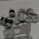 FITRELL Men's 6 Pack Ankle Running Socks Low Cut Cushioned Athletic Sports Socks 7-9/9-12/12-15