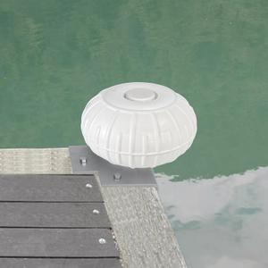 Dock Bumpers Wheel,Corner Mount Boat Dock Wheel Bumper,Dock Corner Bumper Wheel Fender for Docking Pontoon Boat,Marine-Grade,Inflatable 12",Smooth Rolling,with Heavy-Duty Hardware