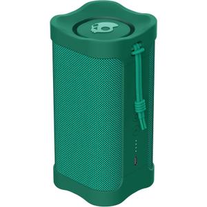 Skullcandy Terrain XT Wireless Bluetooth Speaker - IPX7 Waterproof Portable Speaker with Dual Custom Passive Radiators, 14 Hour Battery, Nylon Wrist Wrap, & True Wireless Stereo (Green)