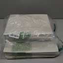 StorageWorks Storage Bins with Lid and Clear Window, Fabric Storage Boxes with Lids, Stackable Basket for Shelves, Closet Organizer and Storage Bins, Brown and Beige, Large, 4-Pack, 13 1/2"x13 1/2"x9 1/4