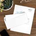 Mead #10 Security Business Envelopes Letter Size 4-1/8" x 9-1/2" Peel and Seal, Privacy Lined, No-Window, Press-It Seal-It Self-Adhesive for Home & Office Mailing, 500 Count (740010)