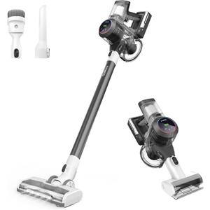 Tineco Pure ONE S11 Cordless Vacuum Cleaner, Smart Stick Handheld Cleaner Strong Suction & Lightweight, Cordless Handheld Vacuum Deep Clean Hair, Hard Floor, Carpet, Car (Pure ONE S11 Grey)
