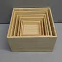 Wooden Display Risers,6PCS Jewelry and Accessories Risers for Jewelry Figurine 5in to 10in For Buffet Party Rustic Wood Cake & Cupcake Stands& Decor (Natural, 5IN to 10IN)