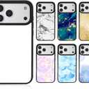 Weewooday 6 Pieces Sublimation Phone Case Blank Covers Compatible with iPhone 17 Pro Max Customize Custom DIY Printable Picture Anti-Slip Shockproof Heat Press Rubber Protective DIY Phone Covers