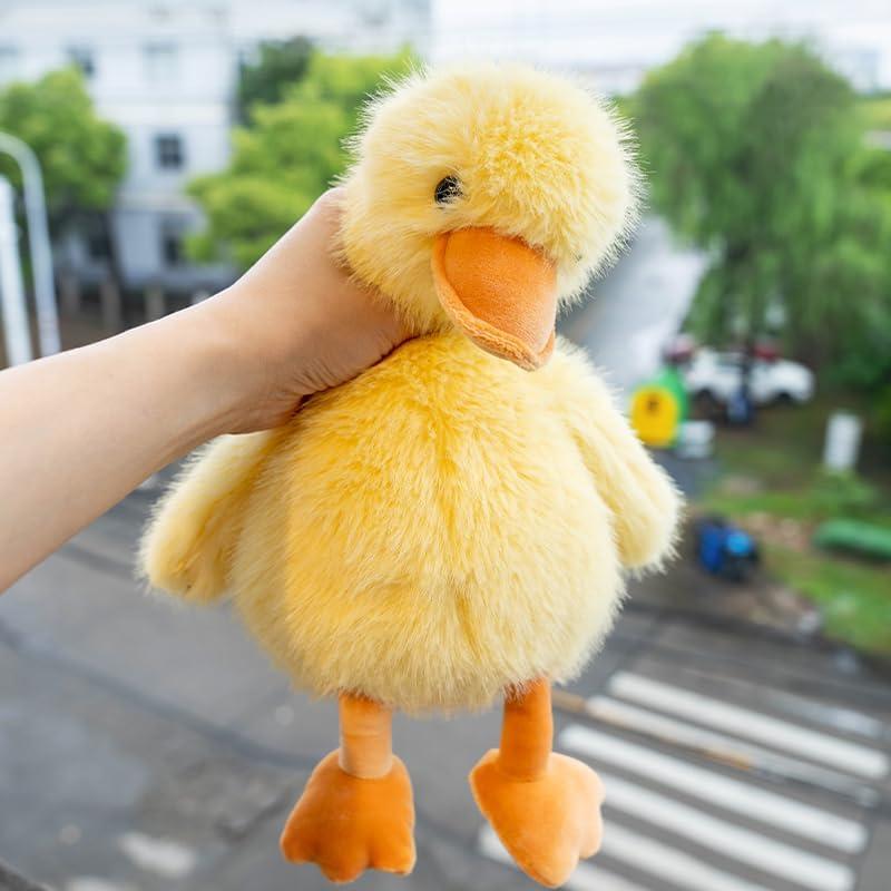 Plush Duck Stuffed Animal - Ultra Soft & Huggable Duck Toy, 13.8 Inch Cuddly Buddy for Boys & Girls, for Birthday/Valentine's Day/Christmas (Yellow)