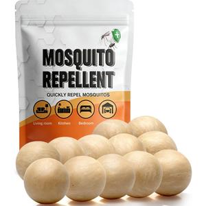 SCFKAOF Mosquito Repellent Outdoor Patio, Mosquito Deterrent for Yard, Indoor Mosquito Repellent Balls, Mosquito Repeller for Patio, Keep Mosquito Away, Covers 120 Sq. Ft, 60 Days Protection-12 Packs