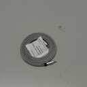 USB C Cable, Magnetic USB C to USB C Cable 60W(3A), 5ft Coiled USB C Cord, Flat Nylon Braided Type C Fast Charging Cable Compatible for USB C Device for Pad for Samsung Galaxy, Silver